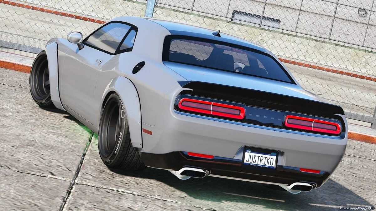 Dodge Challenger Hellcat Libertywalk - The Fate of the Furious Edition [Add-On / Replace] / GTA 5