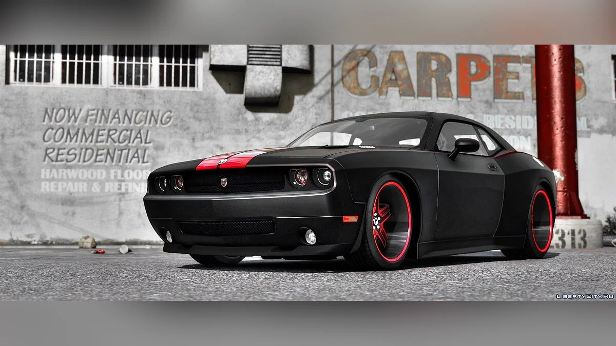 2010 Dodge Challenger SRT8 (Rampage Edition) [Add-On / Replace | Template] 1.1 / GTA 5