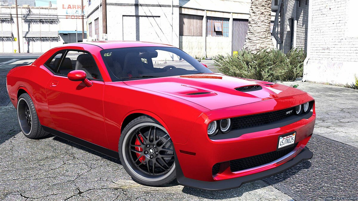 Dodge challenger srt для гта 5 фото 18