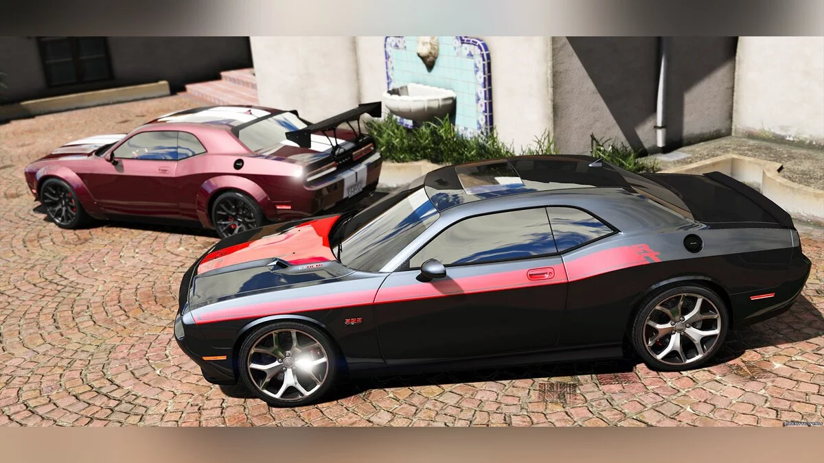 2016 Dodge Challenger [Сток / Шейкер / Хеллкат / Демон / Ліберті Уок] 2.1 / GTA 5