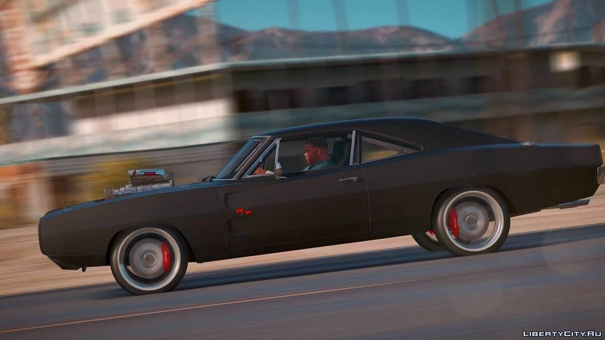 Dom's 1970 Dodge Charger (Furious 7) [Working Blower | Add-On/Replace | Custom Dirt | L0 - L4] 1.0 / GTA 5