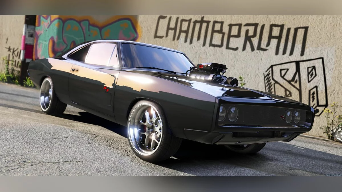 Dom's 1970 Dodge Charger (Furious 7) [Working Blower | Add-On/Replace | Custom Dirt | L0 - L4] 1.0 / GTA 5