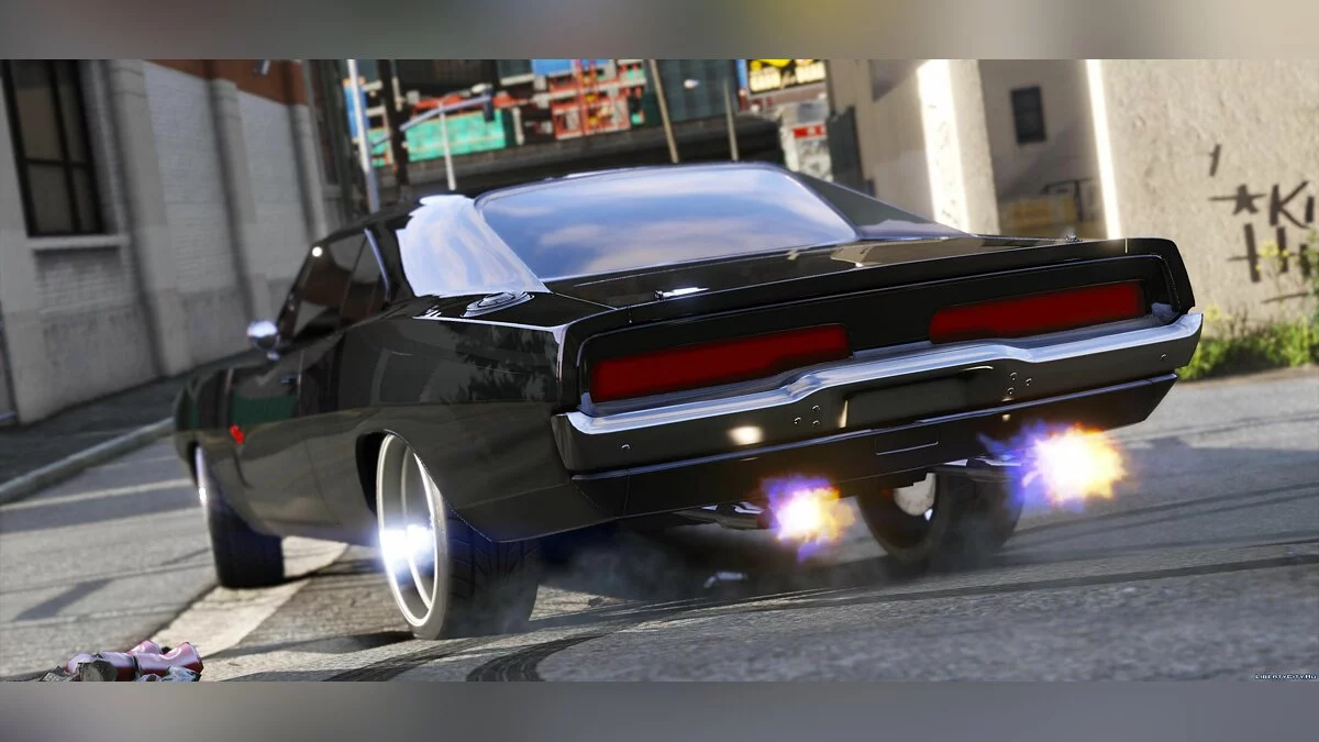 Dom's 1970 Dodge Charger (Furious 7) [Working Blower | Add-On/Replace | Custom Dirt | L0 - L4] 1.0 / GTA 5