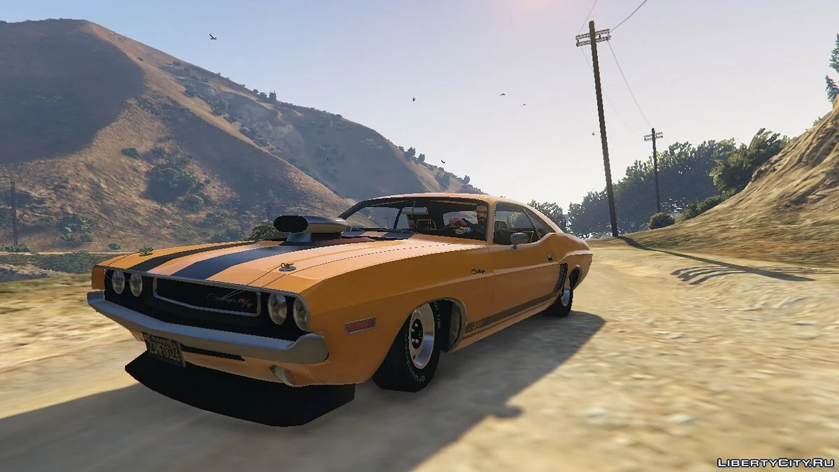 Dodge Challenger RT 1970 (Animated) (Template) (Tuneable) (Wipers) 1.0 / GTA 5