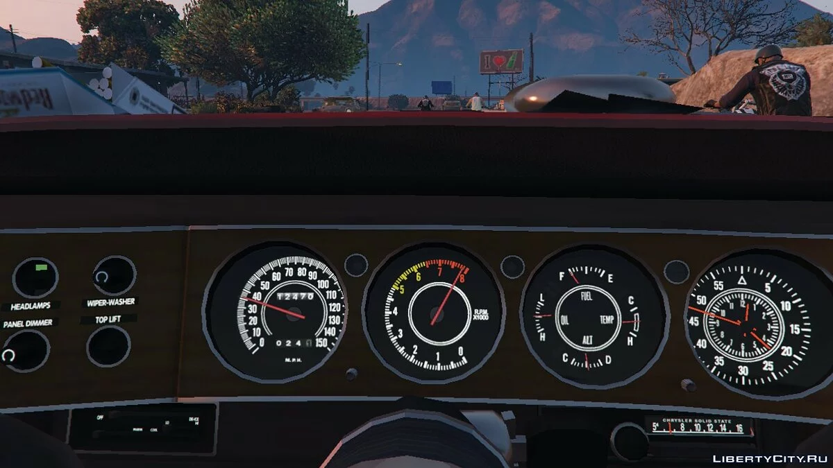 Dodge Challenger RT 1970 (Animated) (Template) (Tuneable) (Wipers) 1.0 / GTA 5