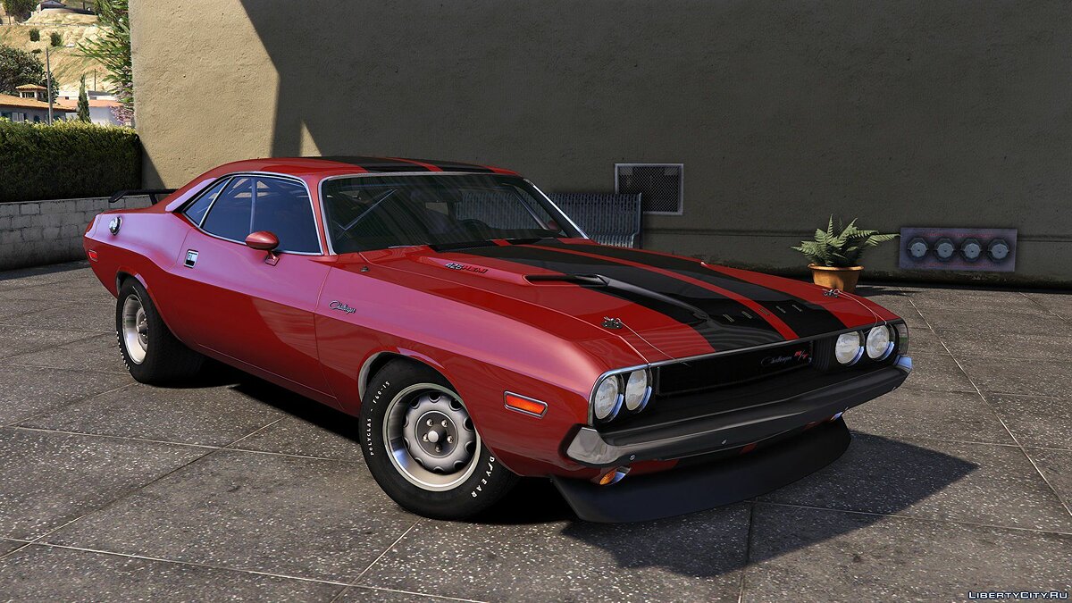 Скачать 1970 Dodge Challenger R T Hemi [add On] для Gta 5