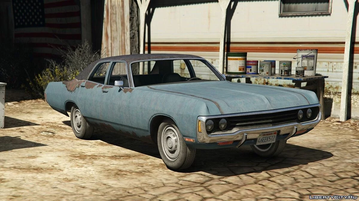 Rusty 71 Dodge Polara Civilian and Ex Police 0.5 / GTA 5