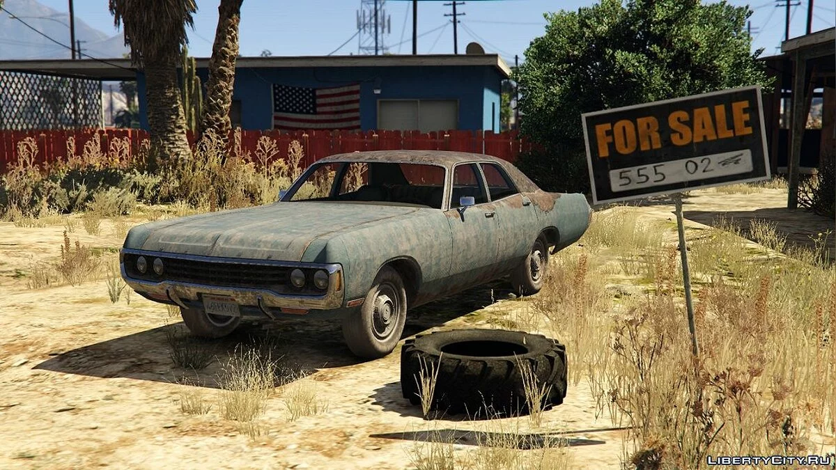 Rusty 71 Dodge Polara Civilian and Ex Police 0.5 / GTA 5