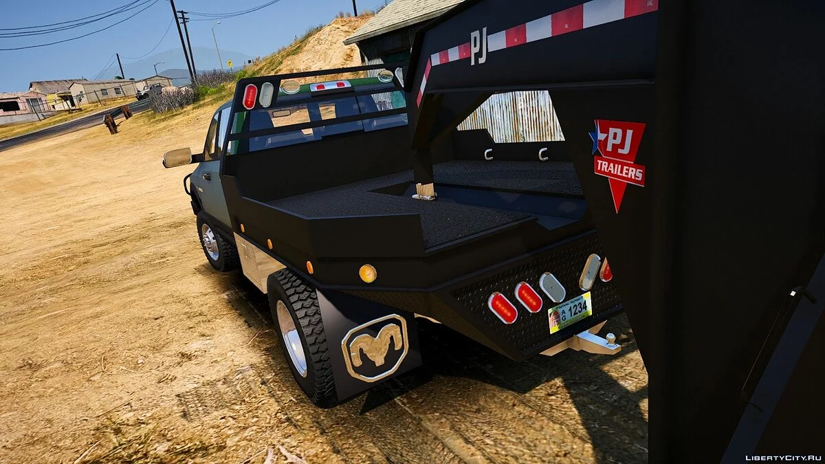 2010年道奇Ram 3500钢制平板车 [附加内容] 1.0 / GTA 5