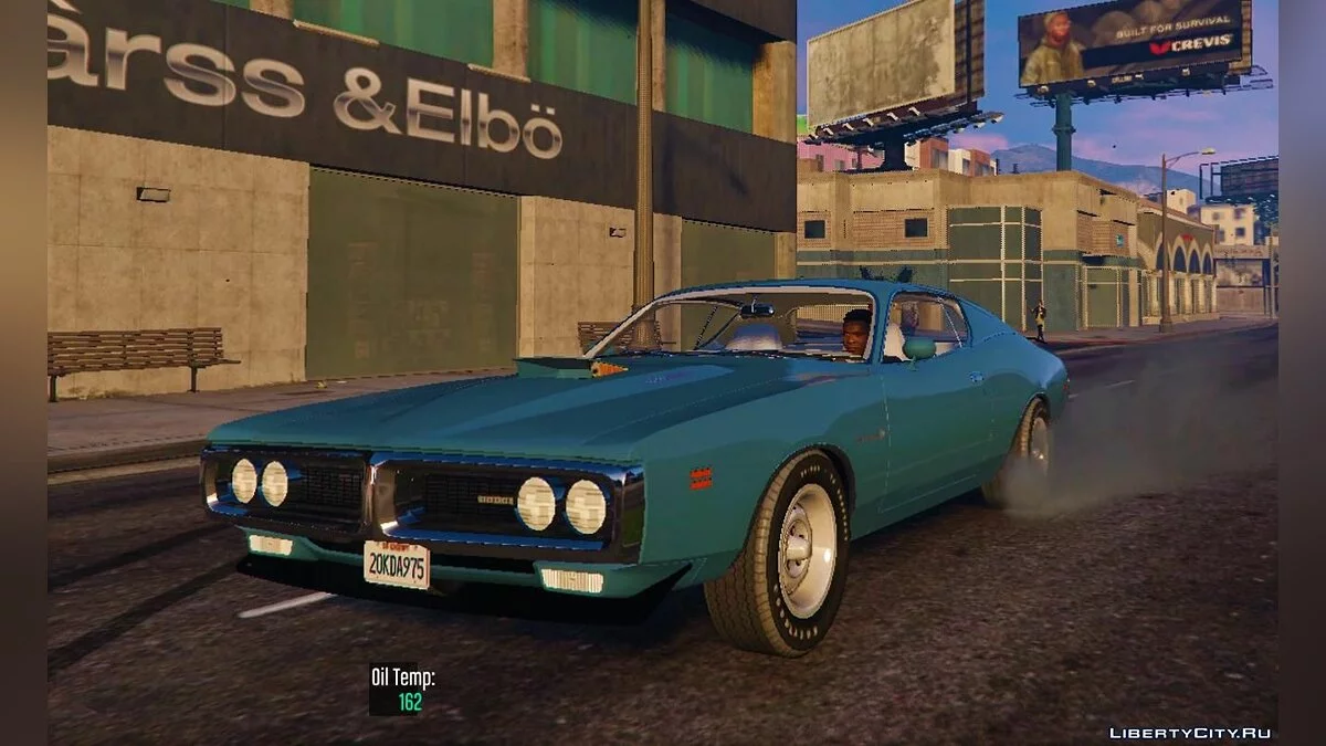 1971 دودج تشارجر سوبر بي [إضافة | إضافات | LODs] نهائي / جي تي أي 5