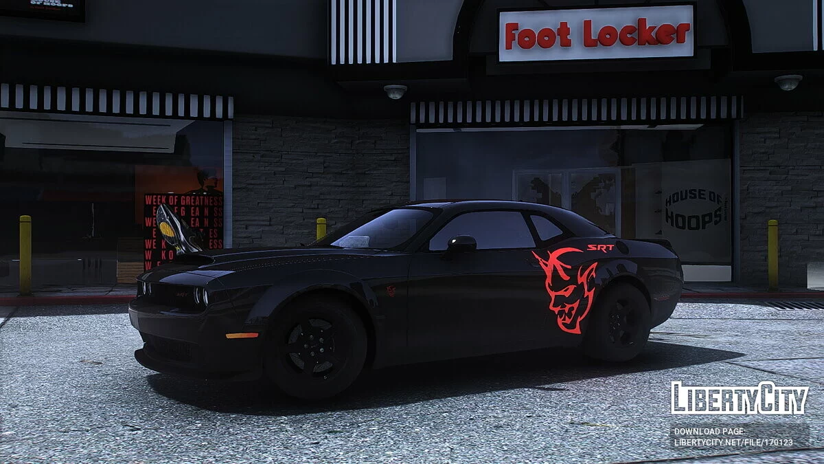 Dodge Challenger SRT Demon 2018 / GTA 5