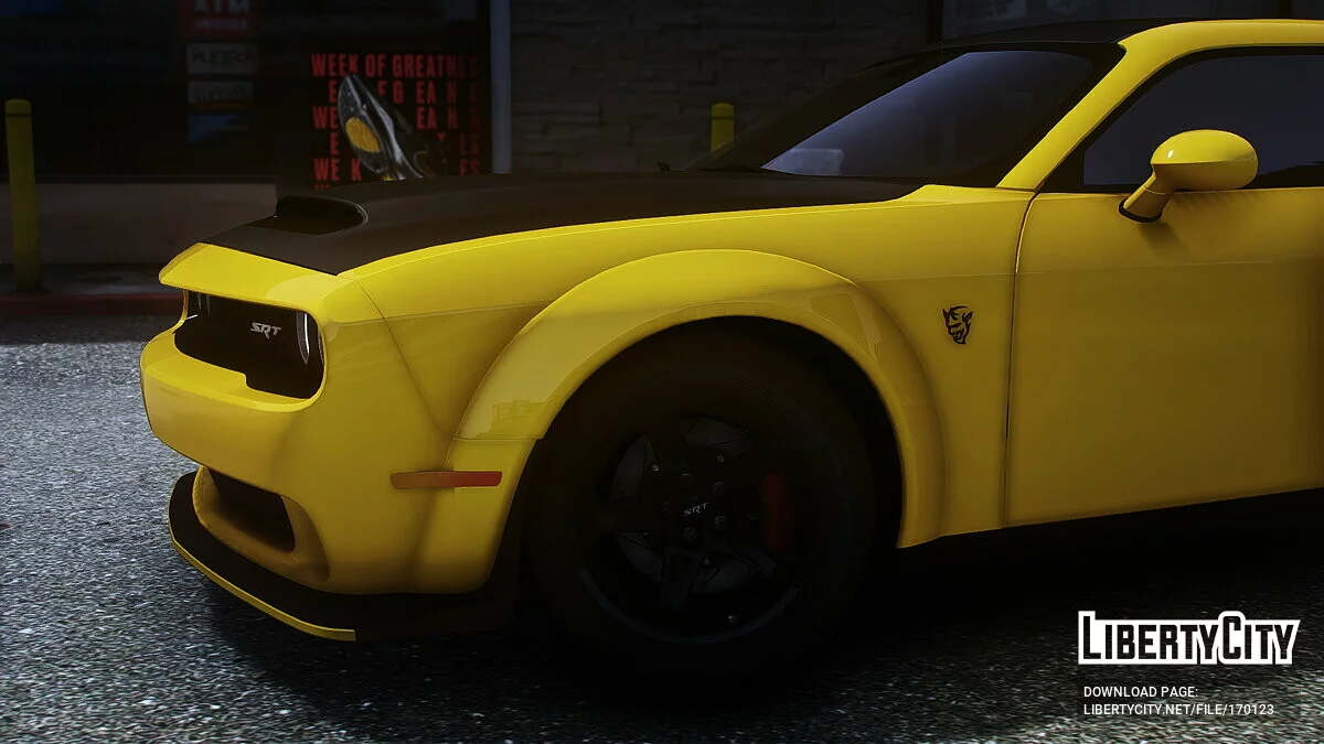 Dodge Challenger SRT Demon 2018 / GTA 5