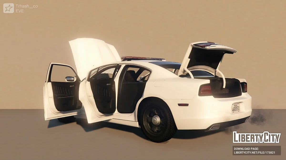 Dodge Charger 2013 Policía Vanilla v1.0 / GTA 5