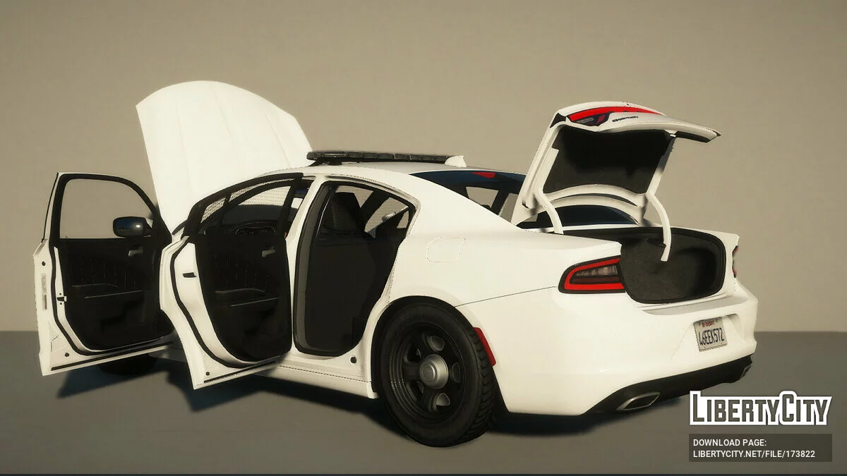 Dodge Charger 2016 Policía Vanilla v1.2 / GTA 5