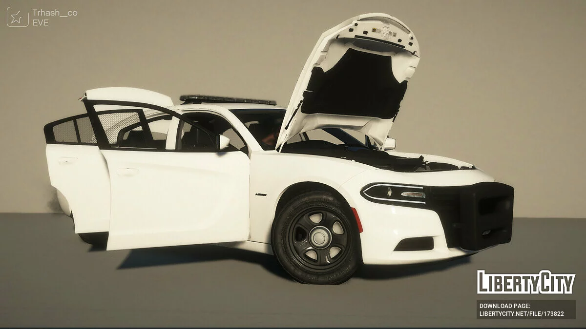 Dodge Charger 2016 Policía Vanilla v1.2 / GTA 5