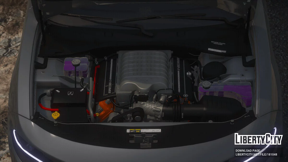 Dodge Charger Hellcat 2015 v4.1.1 / جي تي أي 5