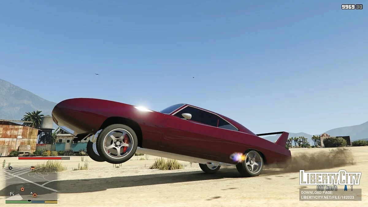 Charger Daytona 69 de Fast and Furious 6 [Add-On | VehFuncs V] 0.4 / GTA 5