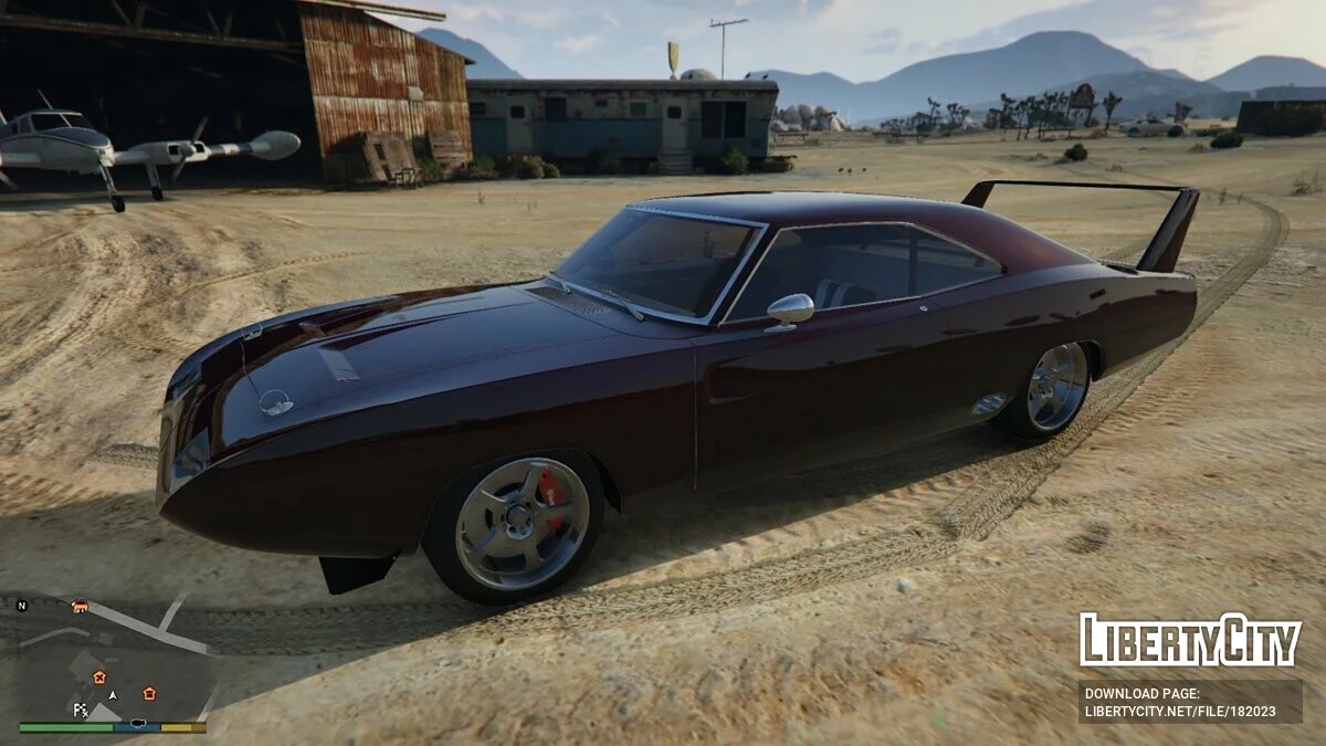 Charger Daytona 69 de Fast and Furious 6 [Add-On | VehFuncs V] 0.4 / GTA 5