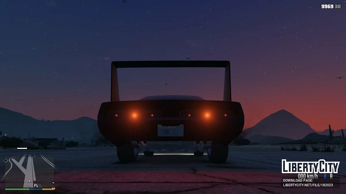 Charger Daytona 69 de Fast and Furious 6 [Add-On | VehFuncs V] 0.4 / GTA 5