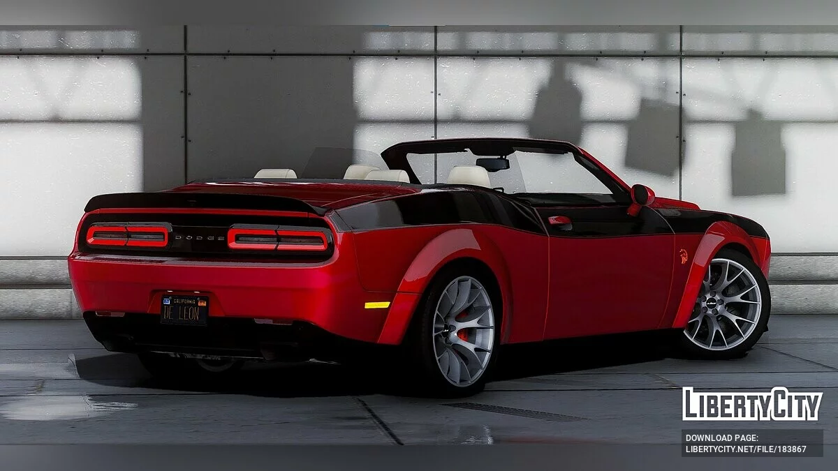 2023 Dodge Challenger Convertible Jailbreak Vert / GTA 5