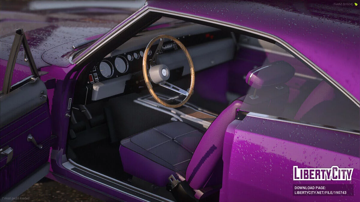 Dodge Charger R/T 1969 v1.0 / GTA 5