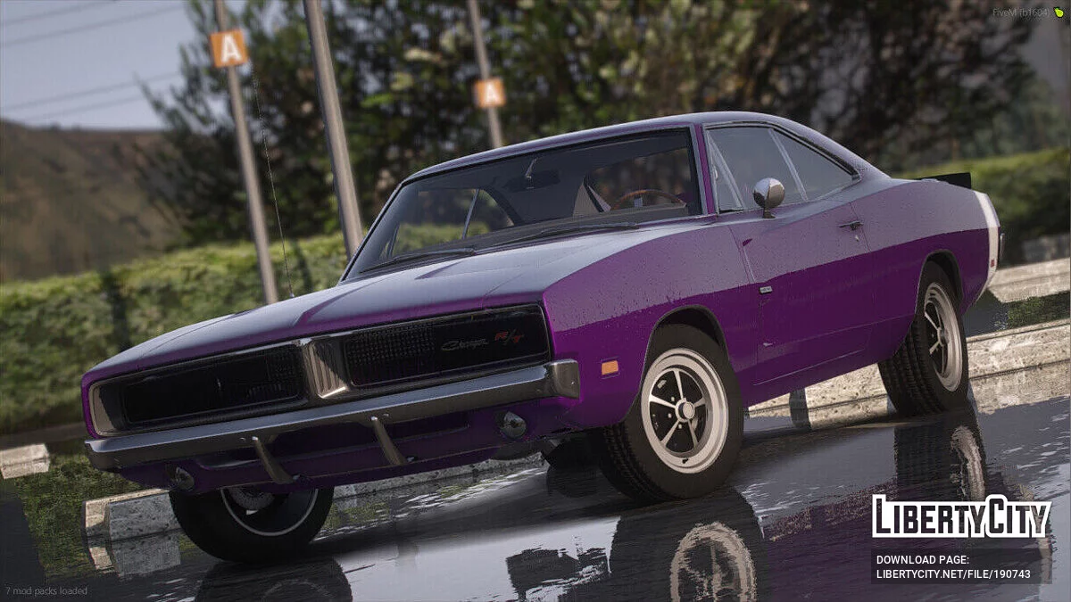 Dodge Charger R/T 1969 v1.0 / GTA 5