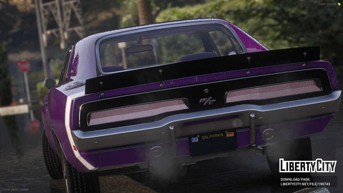 Dodge Charger R/T 1969 v1.0 / GTA 5