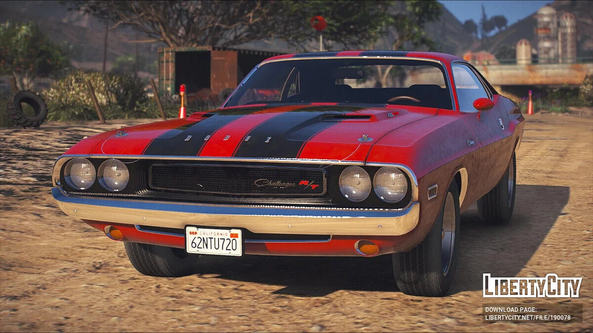 Dodge Challenger R/T Hemi 1970 v1.0 / GTA 5
