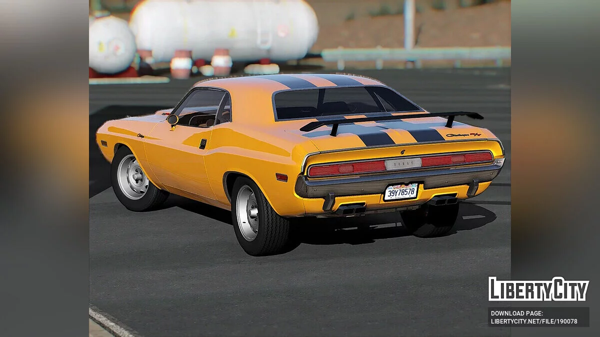 Dodge Challenger R/T Hemi 1970 v1.0 / GTA 5