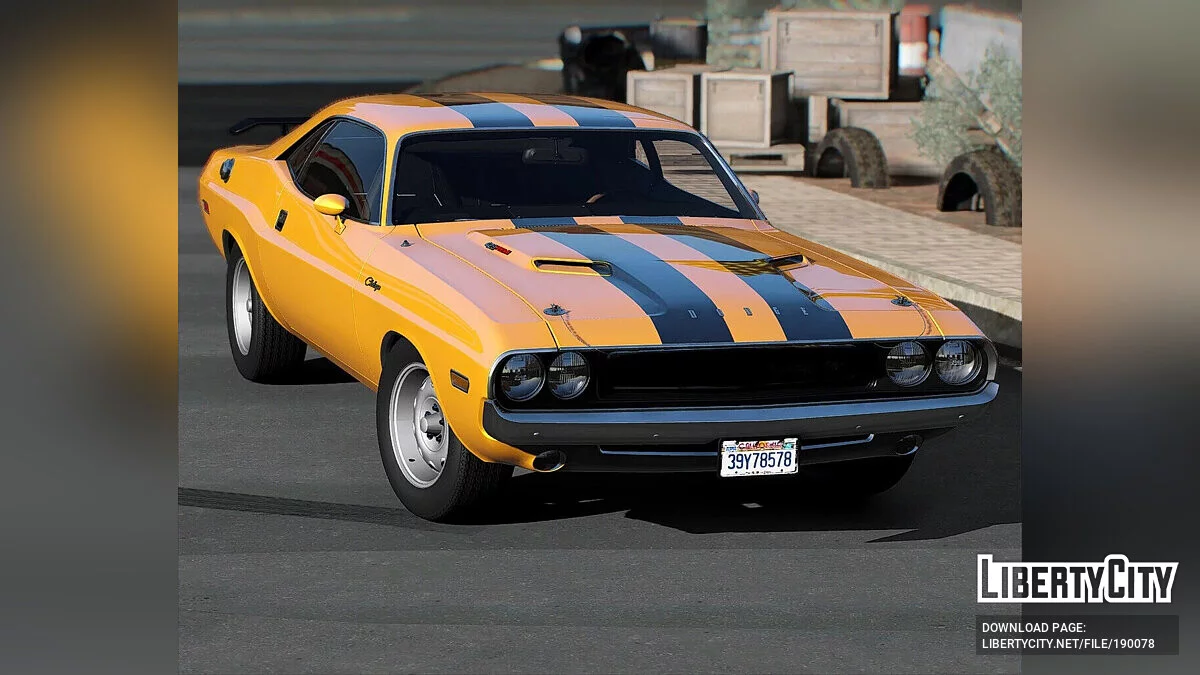 Dodge Challenger R/T Hemi 1970 v1.0 / GTA 5