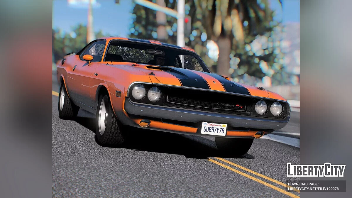 Dodge Challenger R/T Hemi 1970 v1.0 / GTA 5