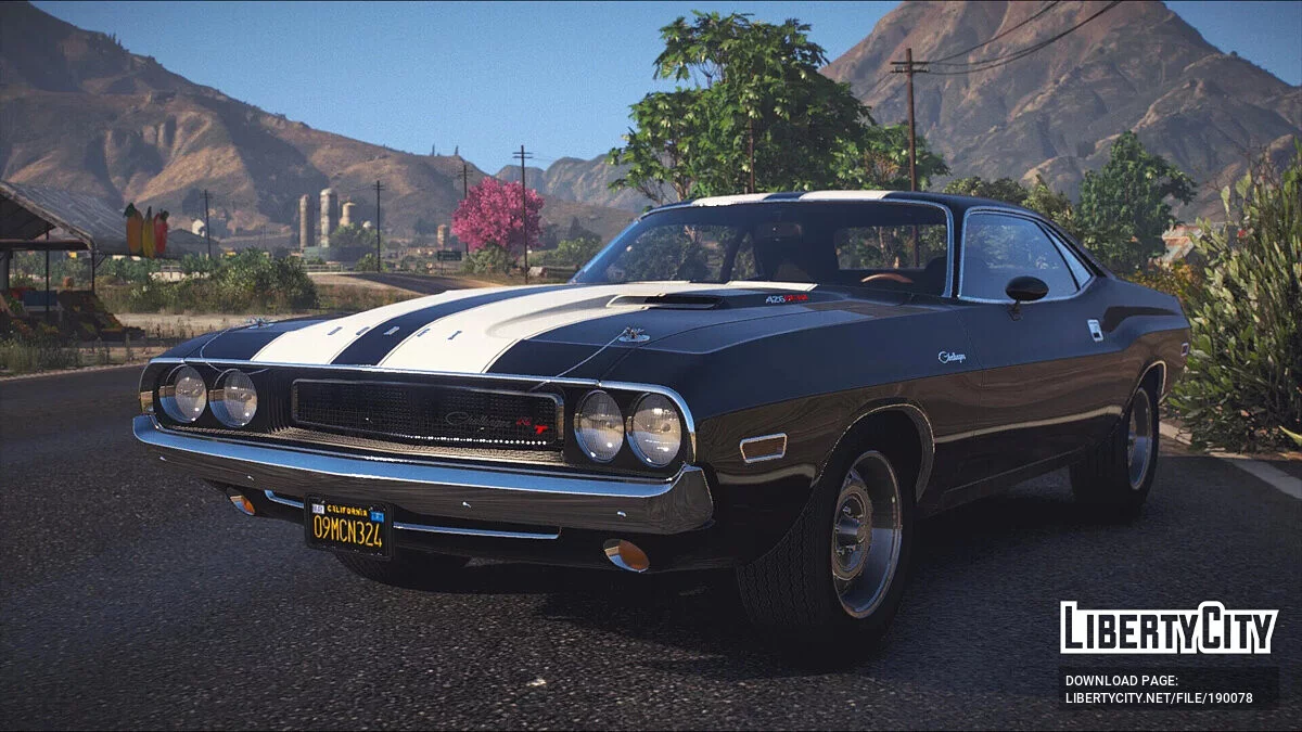 Dodge Challenger R/T Hemi 1970 v1.0 / GTA 5