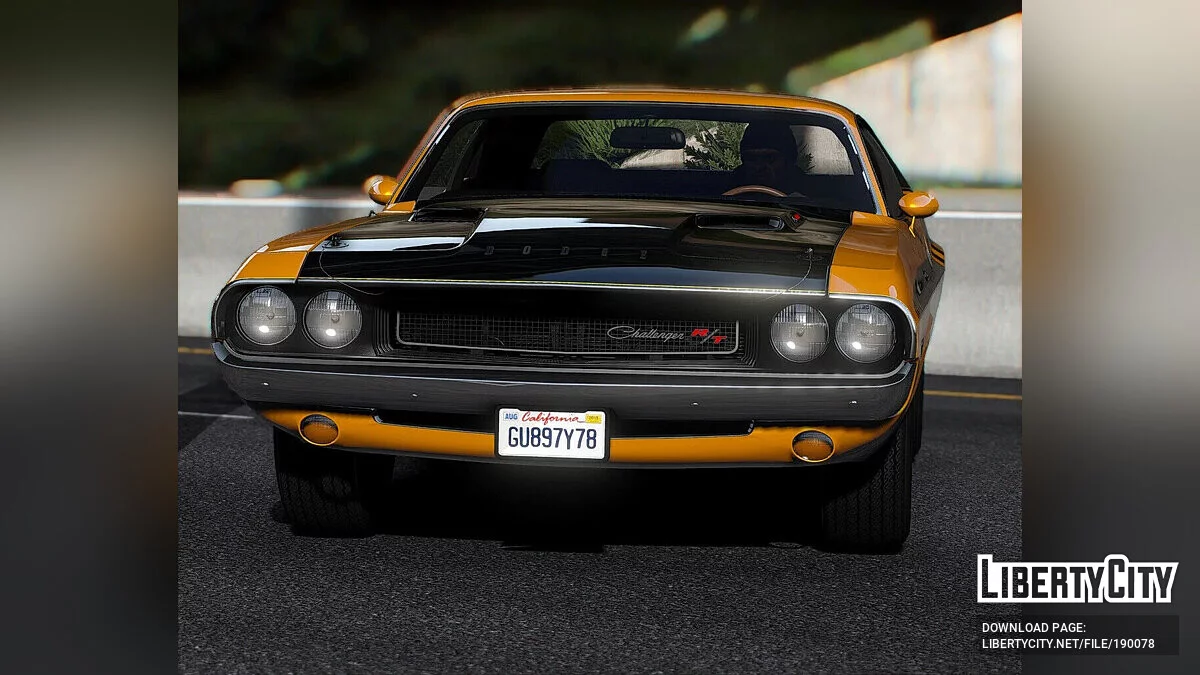Dodge Challenger R/T Hemi 1970 v1.0 / GTA 5