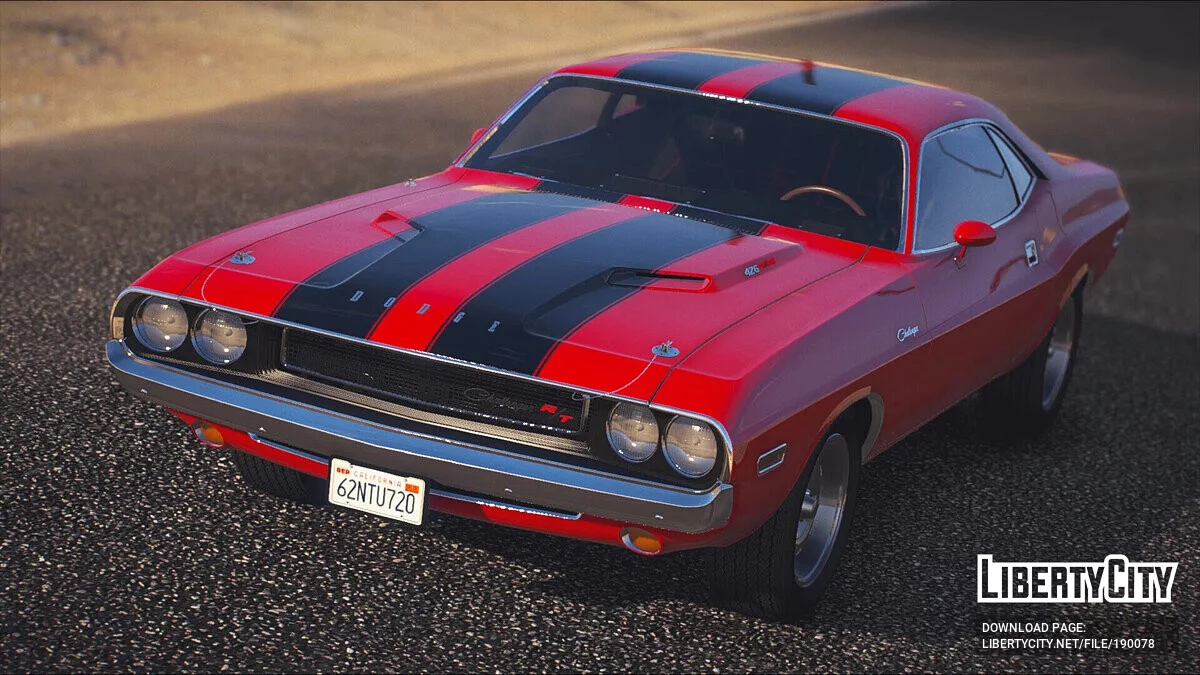 Dodge Challenger R/T Hemi 1970 v1.0 / GTA 5