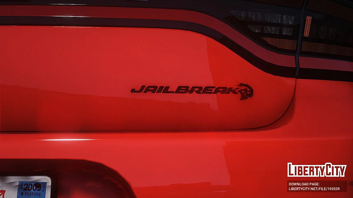 2023 Dodge Charger SRT Hellcat Redeye Jailbreak (2 Versi) (SP & FiveM) / GTA 5