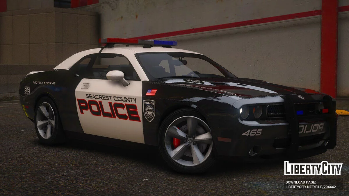 2010 Dodge Challenger SRT8 SCPD v1.0 / GTA 5