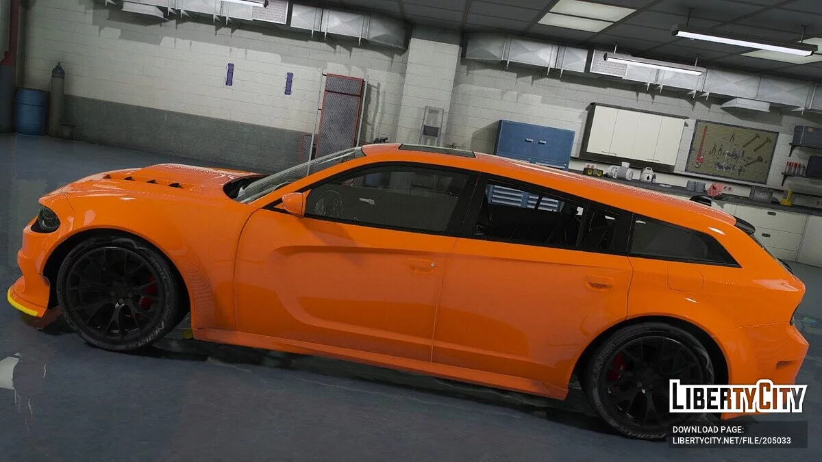 2018 Dodge Charger Wagon Concept Widebody 6 Seater Slider / GTA 5