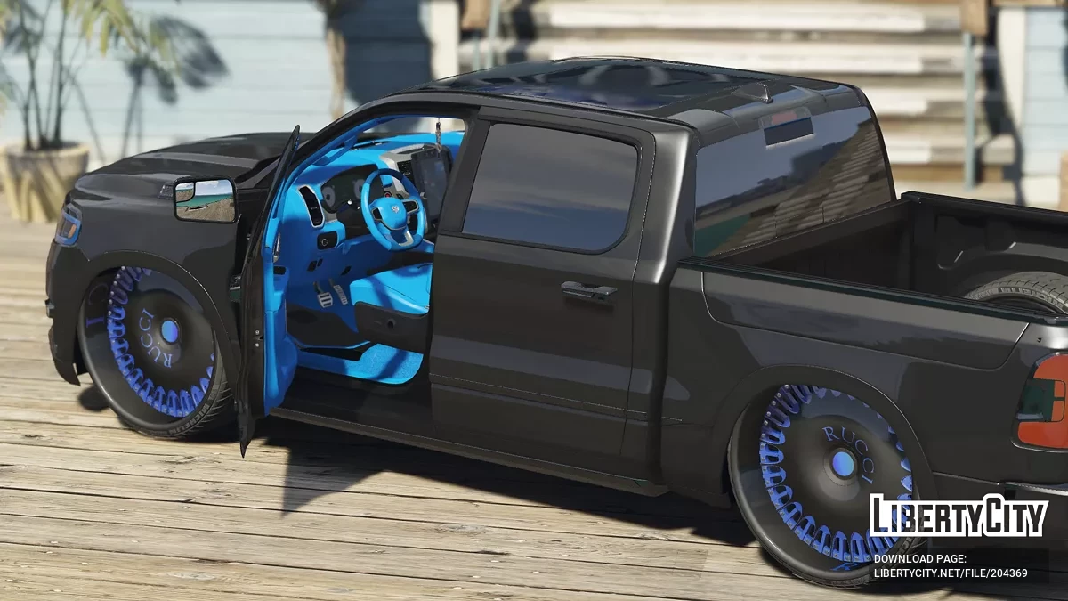 2024 Dodge Ram Blacked Custom مع نظام التعليق الهوائي / جي تي أي 5
