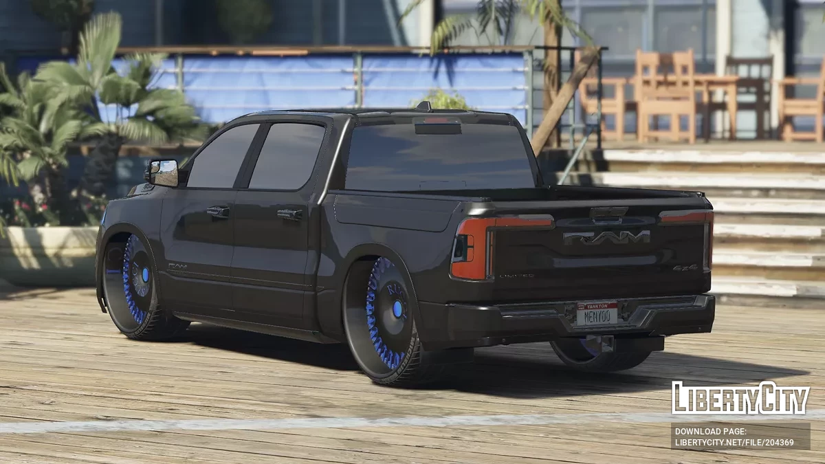 2024 Dodge Ram Blacked Custom مع نظام التعليق الهوائي / جي تي أي 5