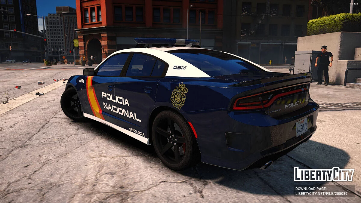 Dodge Charger Hellcat SRT Policia Nacional v1.0 / GTA 5