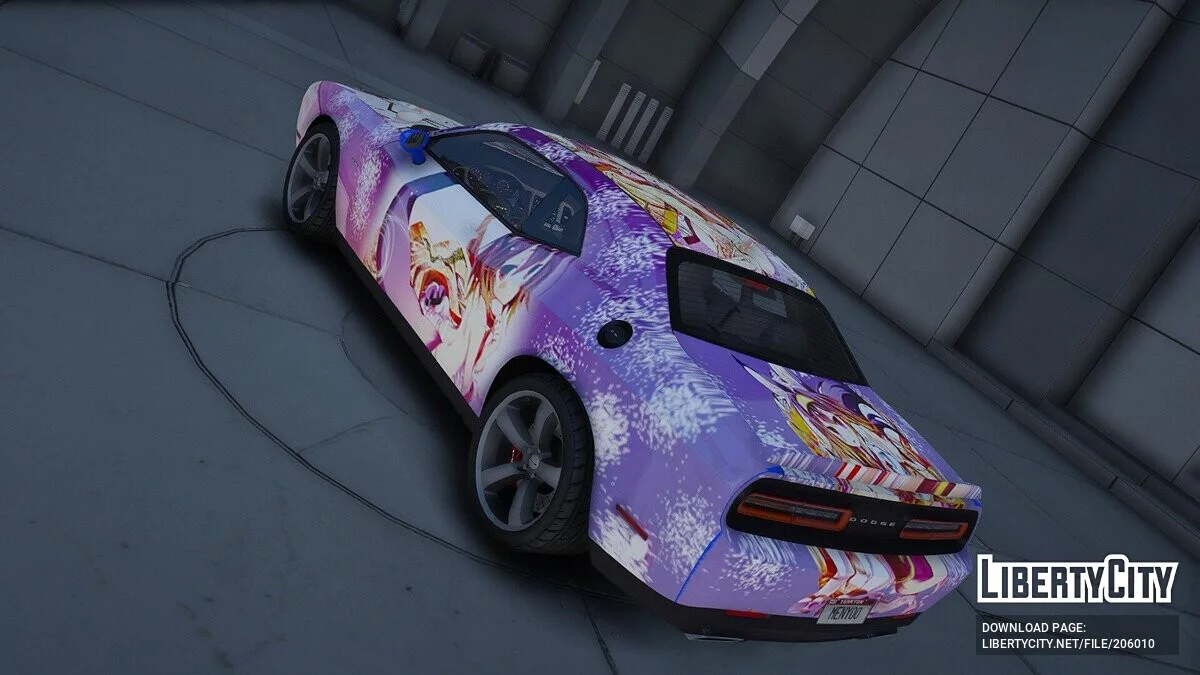 Dodge Challenger Izuna - No game No life v1.0 / GTA 5