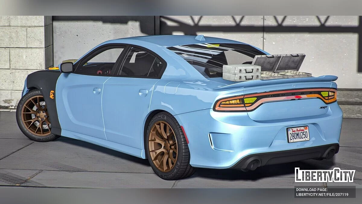2015 款道奇 Charger Hellephant 黑手党版 / GTA 5