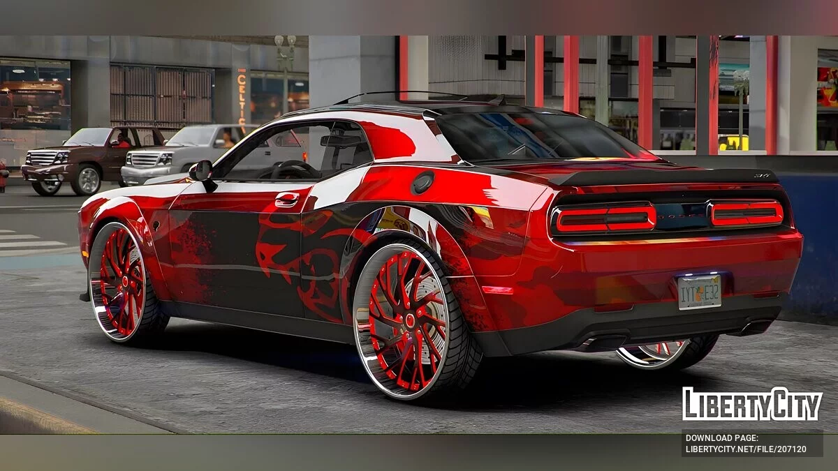 Dodge Challenger Hellcat Redeye Forgiatos Üzerinde / GTA 5