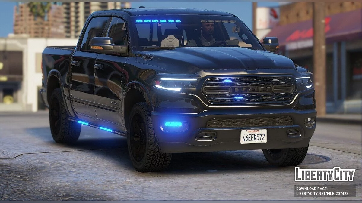 Dodge RAM 隐蔽 Blackout / GTA 5
