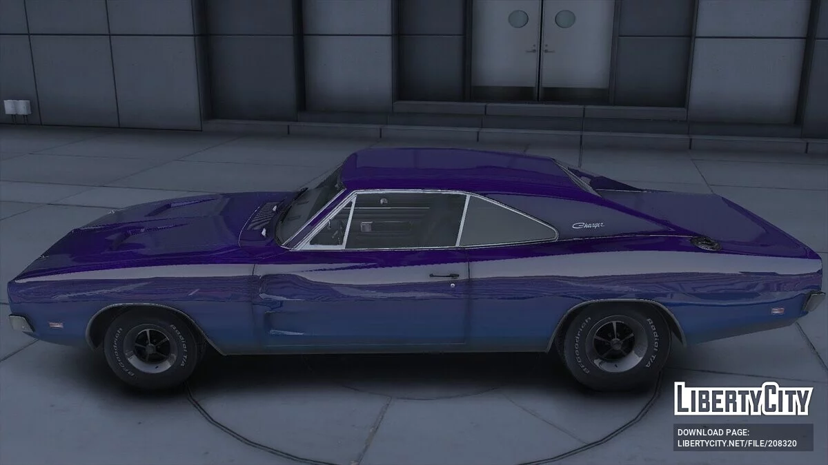 1969 Dodge Charger R/T K/DA Evelynn VILLAIN inspired / GTA 5