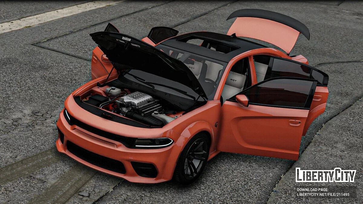 2021 Dodge Charger SRT Hellcat Redeye v1.0 / GTA 5