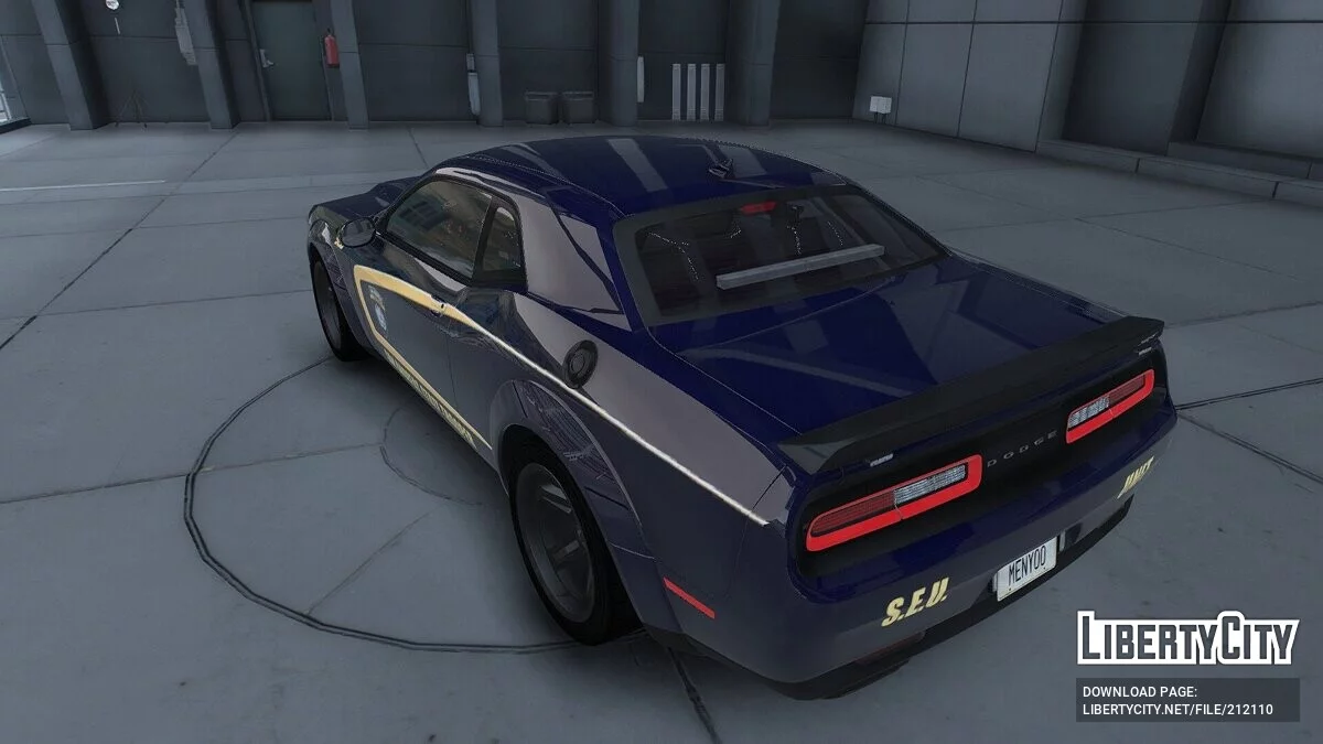 2018 Dodge Challenger SRT Demon 警车 / GTA 5