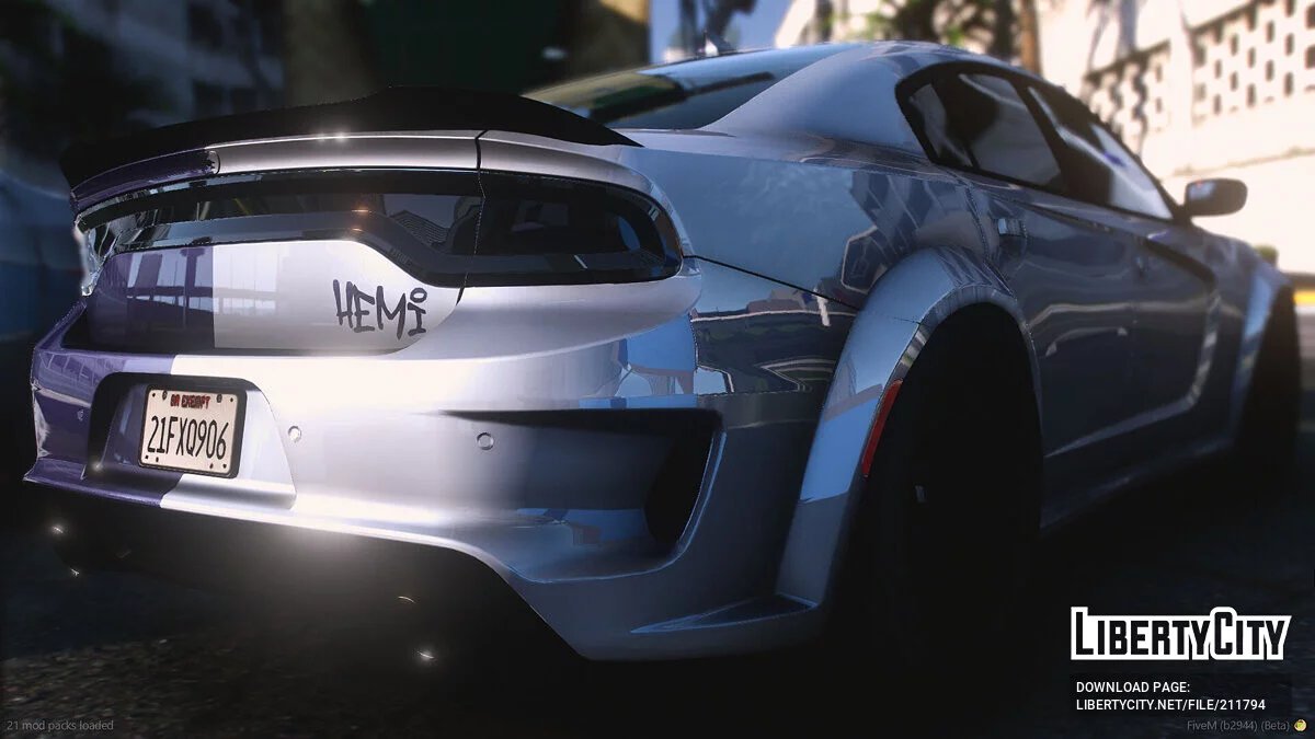 2021 Dodge Charger Two Tone 392 Hemi Scatpack / GTA 5