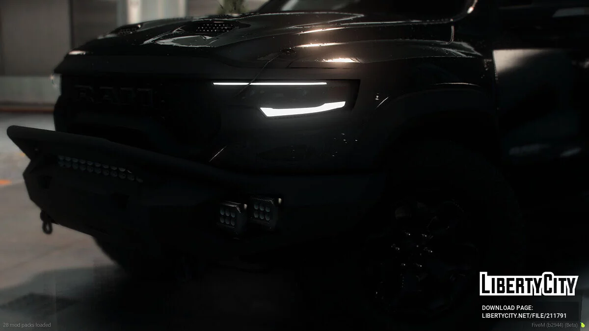 Custom 2023 Ram TRX Black Ghost Edition / GTA 5