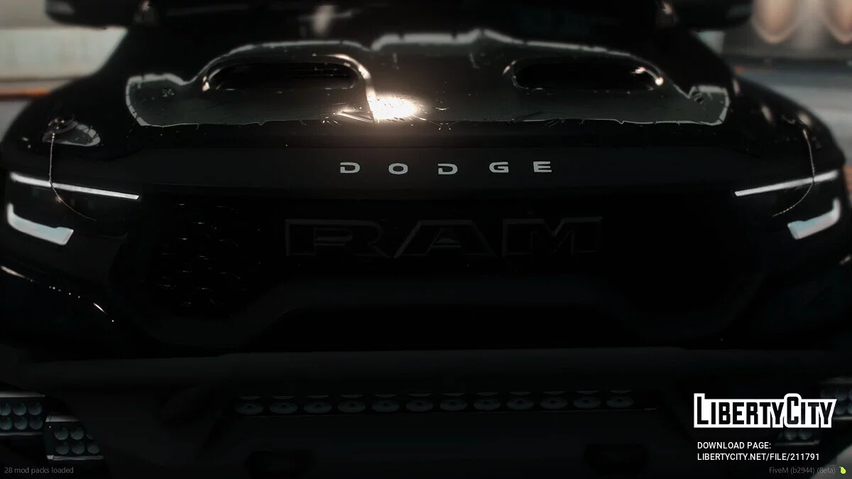 Custom 2023 Ram TRX Black Ghost Edition / GTA 5